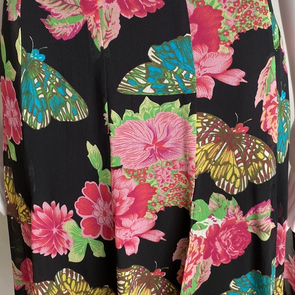Karen Kane Floral Skirt Size 14 - Picture 4 of 7